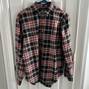 Ralph Lauren Classic Fit Plaid Long Sleeve Shirt-Sz Lg-Great Fall/Winter Style!